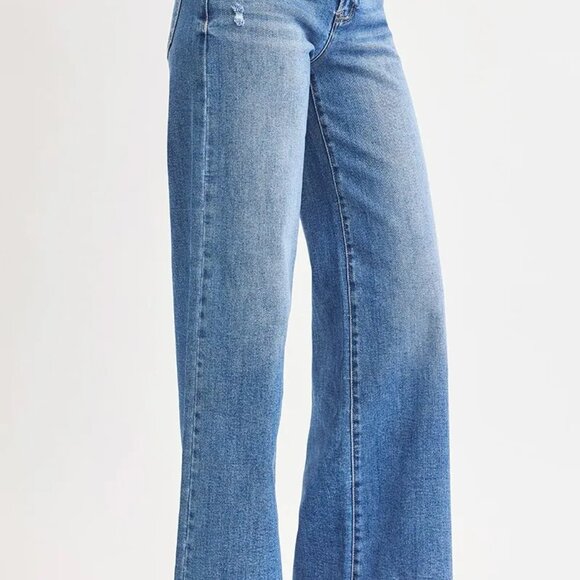 ✨NWT RISEN Full Size High Rise Wide Leg Jeans Plus Size - Picture 4 of 7
